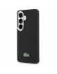 Lacoste Samsung S26+ Plus Hülle Case Full Wrap Petit Pique MagSafe Schwarz