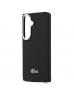 Lacoste Samsung S26+ Plus Hülle Case Full Wrap Petit Pique MagSafe Schwarz