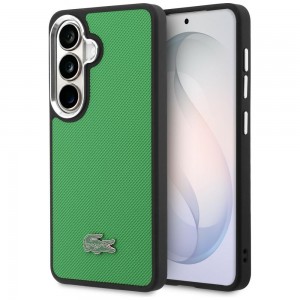 Lacoste Samsung S26+ Plus Hülle Case Full Wrap Petit Pique MagSafe Grün