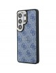 Guess Samsung S26 Ultra Hülle Case 4G Embossed Ring MagSafe Blau