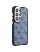 Guess Samsung S26 Ultra Hülle Case 4G Embossed Ring MagSafe Blau
