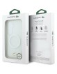 Lacoste Samsung S26 Hülle Case Shockproof Frosted MagSafe Weiß
