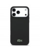 Lacoste iPhone 17 Pro Max Hülle Case Petit Pique Lacquer MagSafe Schwarz