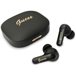 Guess Bluetooth Headphones TWS Script Metal Logo Black