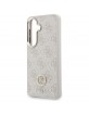 Guess Samsung S26 Crossbody Case with 4G MagSafe Rhinestone Pink