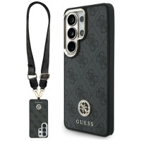 Guess Samsung S26 Ultra Crossbody Case with 4G MagSafe Rhinestone Black