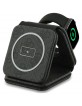 Guess MagSafe 3-in-1 iPhone Watch AirPods Wireless Charger 4G Black
