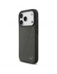 Mercedes iPhone 17 Pro Hülle Case Echtleder MagSafe Laurel Leave Grau