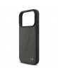 Mercedes iPhone 17 Pro Hülle Case Echtleder MagSafe Laurel Leave Grau