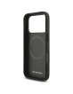 Mercedes iPhone 17 Pro Hülle Case Echtleder MagSafe Laurel Leave Grau
