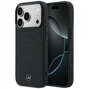 Mercedes iPhone 17 Pro Case MagSafe Mesh + Bow Black