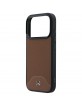 Mercedes iPhone 17 Pro Hülle Case Wood MagSafe Braun