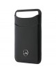 Mercedes MagSafe Magnetic Card Wallet Leather Schwarz