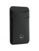 Mercedes MagSafe Magnetic Card Wallet Leather Schwarz