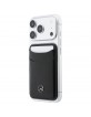 Mercedes MagSafe Magnetic Card Wallet Leather Schwarz