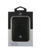 Mercedes MagSafe Magnetic Card Wallet Leather Schwarz