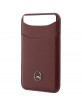 Mercedes MagSafe Magnetic Card Wallet Leather Rot