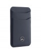 Mercedes MagSafe Magnetic Card Wallet Leather Blau
