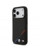 BMW iPhone 17 Pro / 18 Pro Hülle Case MagSafe M Carbon Tricolor Schwarz