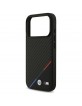 BMW iPhone 17 Pro / 18 Pro Hülle Case MagSafe M Carbon Tricolor Schwarz