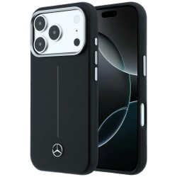 Mercedes iPhone 17 / 18 Pro Max Hülle Case MagSafe Semi Wrap Line Schwarz