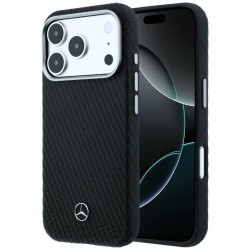 Mercedes iPhone 18 Pro / 17 Pro Hülle Case Semi Wrap MagSafe Schwarz