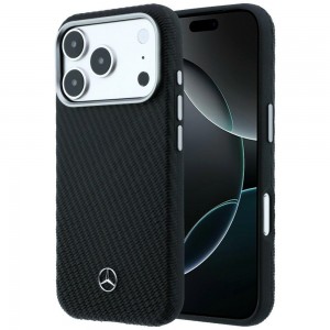 Mercedes iPhone 18 Pro / 17 Pro Hülle Case Semi Wrap MagSafe Schwarz
