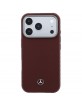 Mercedes iPhone 17 / 18 Pro Max Hülle Case Semi Wrap MagSafe Burgundy