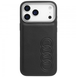 Audi iPhone 17 Pro Case TT Series MagSafe Faux Leather Black