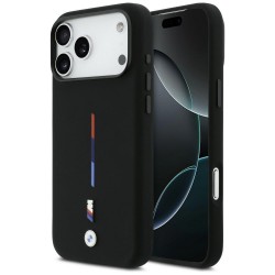 BMW iPhone 17 / 18 Pro Max Hülle Case MagSafe M Silicon Tricolor Schwarz