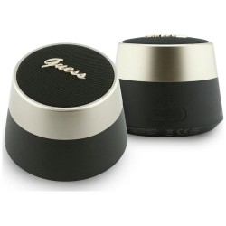 Guess Bluetooth Speaker 5W Script Metal Logo Black