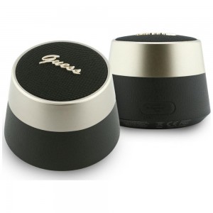 Guess Bluetooth Speaker 5W Script Metal Logo Black