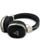 Guess Bluetooth Over-Ear Headphones ENC Grained Triangle Logo Black