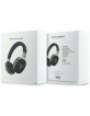 Guess Bluetooth Over-Ear Headphones ENC Grained Triangle Logo Black