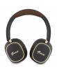 Guess Bluetooth Over-Ear Headphones with ENC Rectangle Metal Script Brown