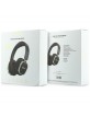Guess Bluetooth Over-Ear Headphones with ENC Rectangle Metal Script Brown