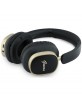 Guess Bluetooth Over-Ear Headphones with ENC Rectangle Metal Script Black