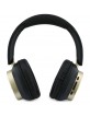 Guess Bluetooth Over-Ear Headphones with ENC Rectangle Metal Script Black