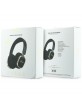 Guess Bluetooth Over-Ear Headphones with ENC Rectangle Metal Script Black