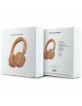Guess Bluetooth Over-Ear Headphones with ENC Rectangle Metal Script Orange