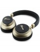 Guess Bluetooth Over-Ear Headphones ENC 4G Gold Script Metal Black