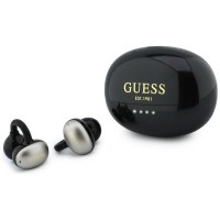 Guess Bluetooth OWS Headphones Metallic Finish Electroplated Black