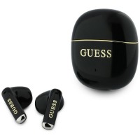 Guess Bluetooth In-Ear Headphones TWS Glossy Gold Line Classic Black