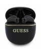 Guess Bluetooth In-Ear Headphones TWS Glossy Gold Line Classic Black