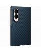Original Samsung Z Fold 8 Magnet Carbon Case Hülle Blau / Navy + 2x Schutzfolien
