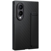 Original Samsung Z Fold 8 Kickstan Carbon Case Hülle + 2x Schutzfolien