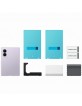 Original Samsung Z Fold 8 Hülle Case Transparent + 2x Schutzfolien