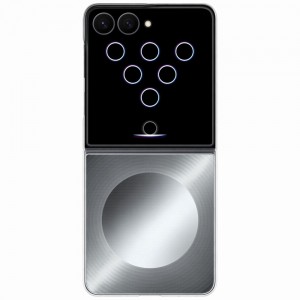 Original Samsung Z Flip 8 Hülle Case LED Flipsuit Grau