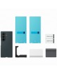 Original Samsung Z Fold 8 Ultra Magnet Silicone Case Hülle Grün + 2x Schutzfolien