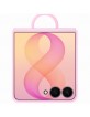 Original Samsung Z Flip 8 Ring Magnet Book Case Hülle Silikon Rosa